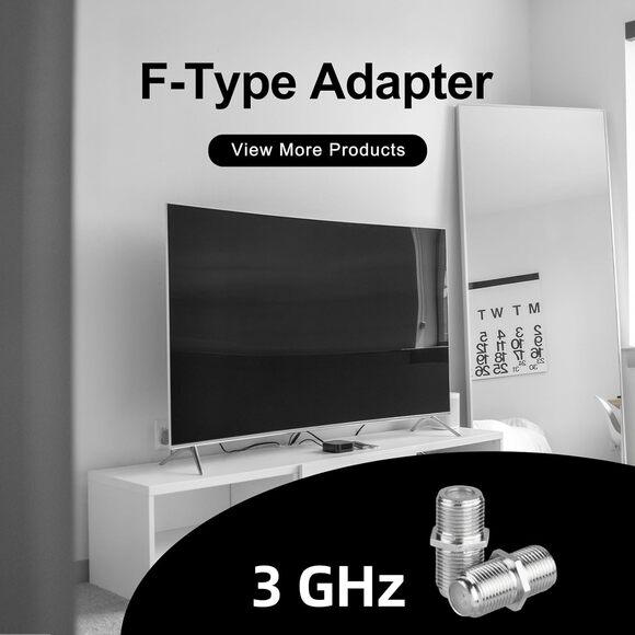 RG6 Coaxial Cable Connector - 12 Pack - Up to 3GHz - Picture 2 of 8